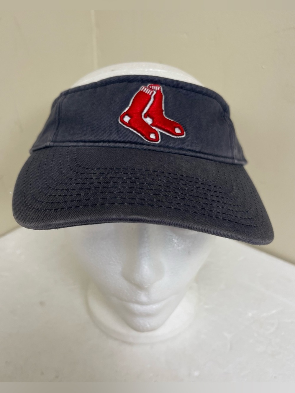 47 Brand Boston Red Sox Visor Embroidered Logo OSFA Adjustable Strap